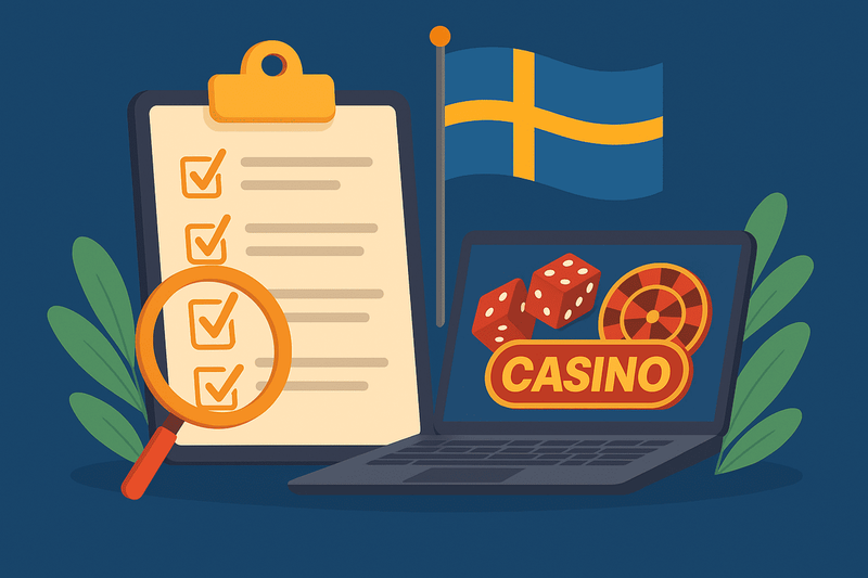 Checklista för att välja rätt svensklicensierat casino online 2025