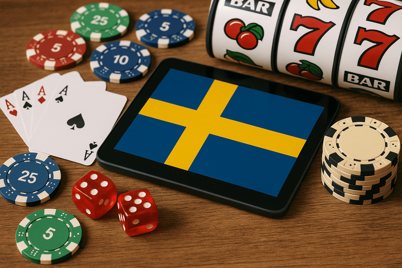 Lista över topp 10 svensklicensierade casinon med spelutbud och bonusar